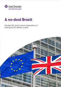 Brochure Cover - "A no-deal Brexit"