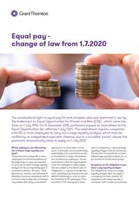 Factsheet Cover - Equal pay